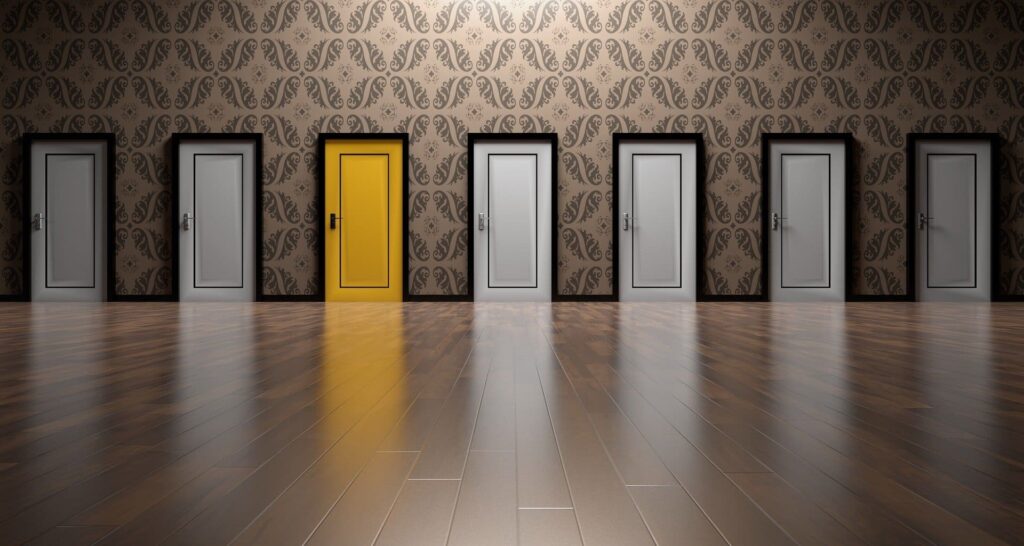 Le choix de porte que nous allons ouvrir est-il sous l'influence de notre passé ?