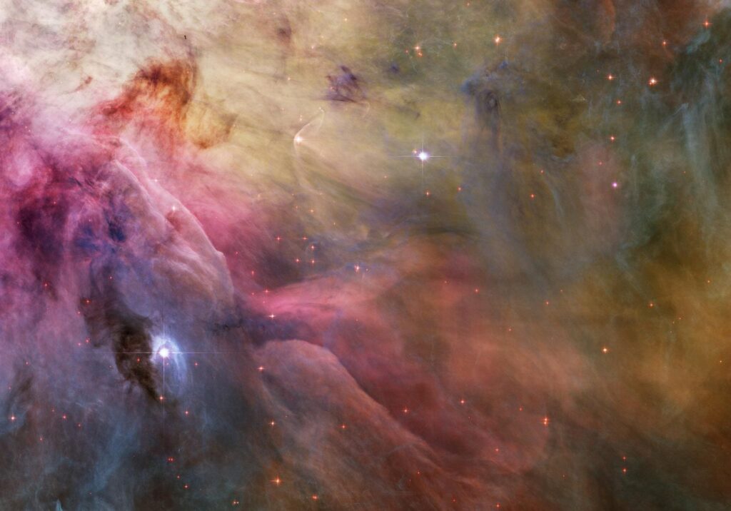 La nébuleuse d'Orion avec laquelle j'ai eu une communication télépathique avec l'une de ses planètes.