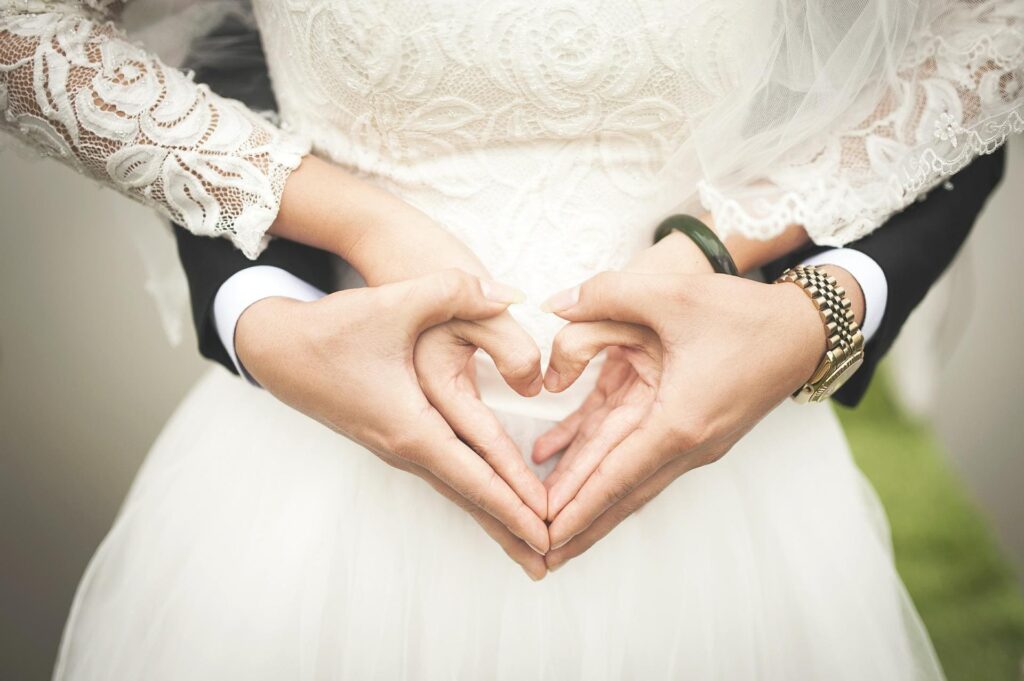 Un mariage comme union entre le féminin et le masculin.